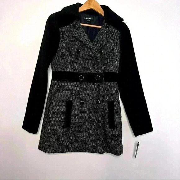 A. Byer Jackets & Blazers - A. Byer Women’s Sparkly Tweed Double Breasted Style Coat/Jacket NWT, Size S